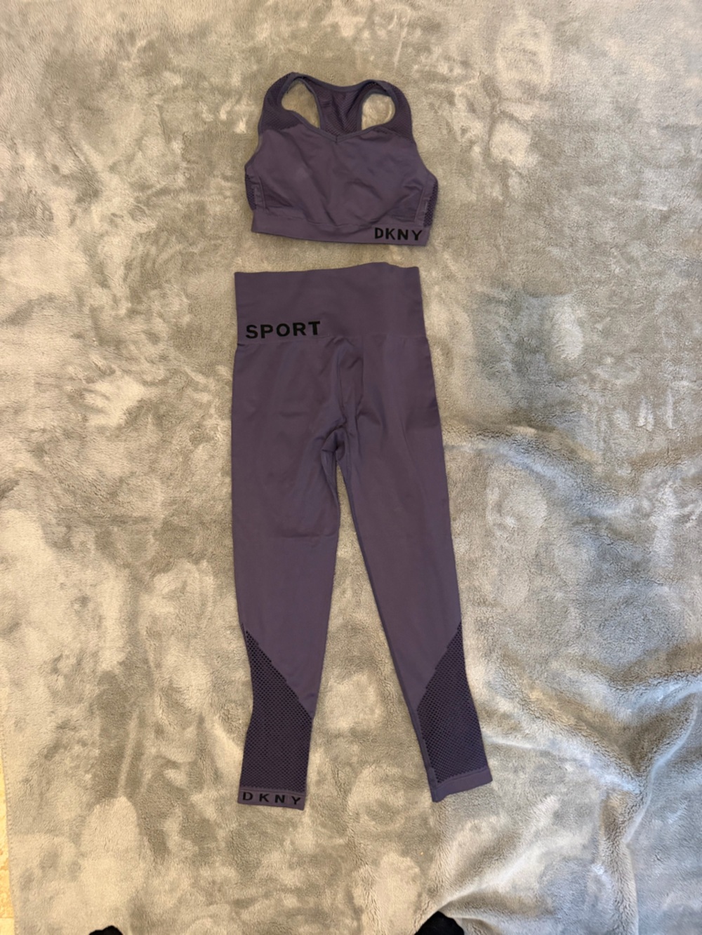 DKNY Women's Purple Sport Leggings
